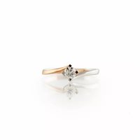 Anello Promesse Donna in Oro Diamante 0.08 Ct THBICO008 - THBICO008